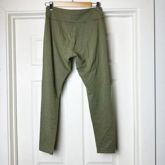 Aerie Women's Green Cotton Leggings sz L - Picture 4 of 7